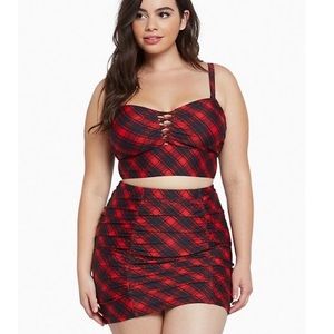 Plaid torrid bikini top 4 bottoms 5